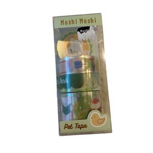 Moshi Moshi Cute Animal Design Washi Tape. Multicolor. OS. Kidcore. Fun. Gifts.